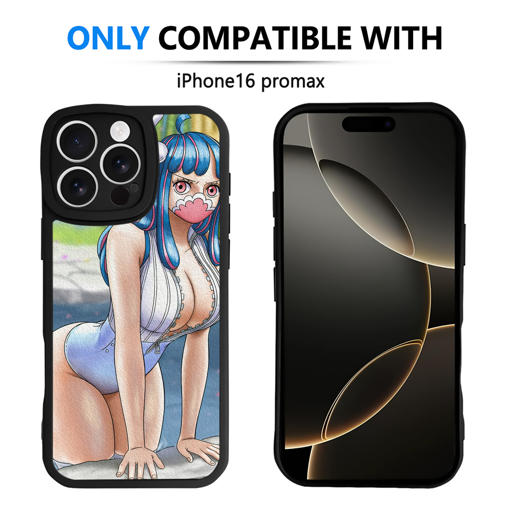 （画像用） ワンピース ONE PIECE 【iPhone 16シリーズ対応】シリコンスマホケース（レザー調） 材質：シリコン